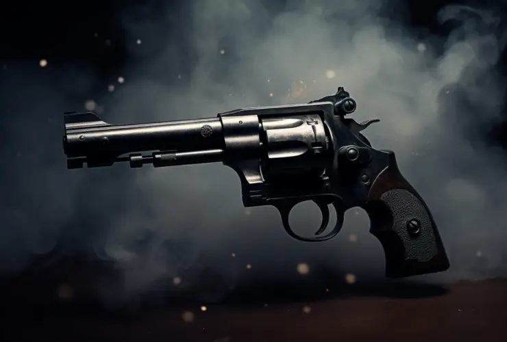 Qual revólver calibre 38 tem 8 tiros? 36 revolver 38 arma de fogo