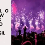 Grey Black Purple Minimalist Music Night Event Ticket