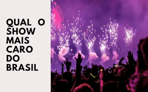 Qual é o Show Mais Caro do Brasil? Descubra os Bastidores da Produção de Grandes Espetáculos 25 Grey Black Purple Minimalist Music Night Event Ticket