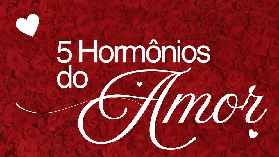 Os 5 Hormônios do Amor: Como Eles Influenciam Nossas Emoções e Relacionamentos 25 Red and White Simple Love Presentation